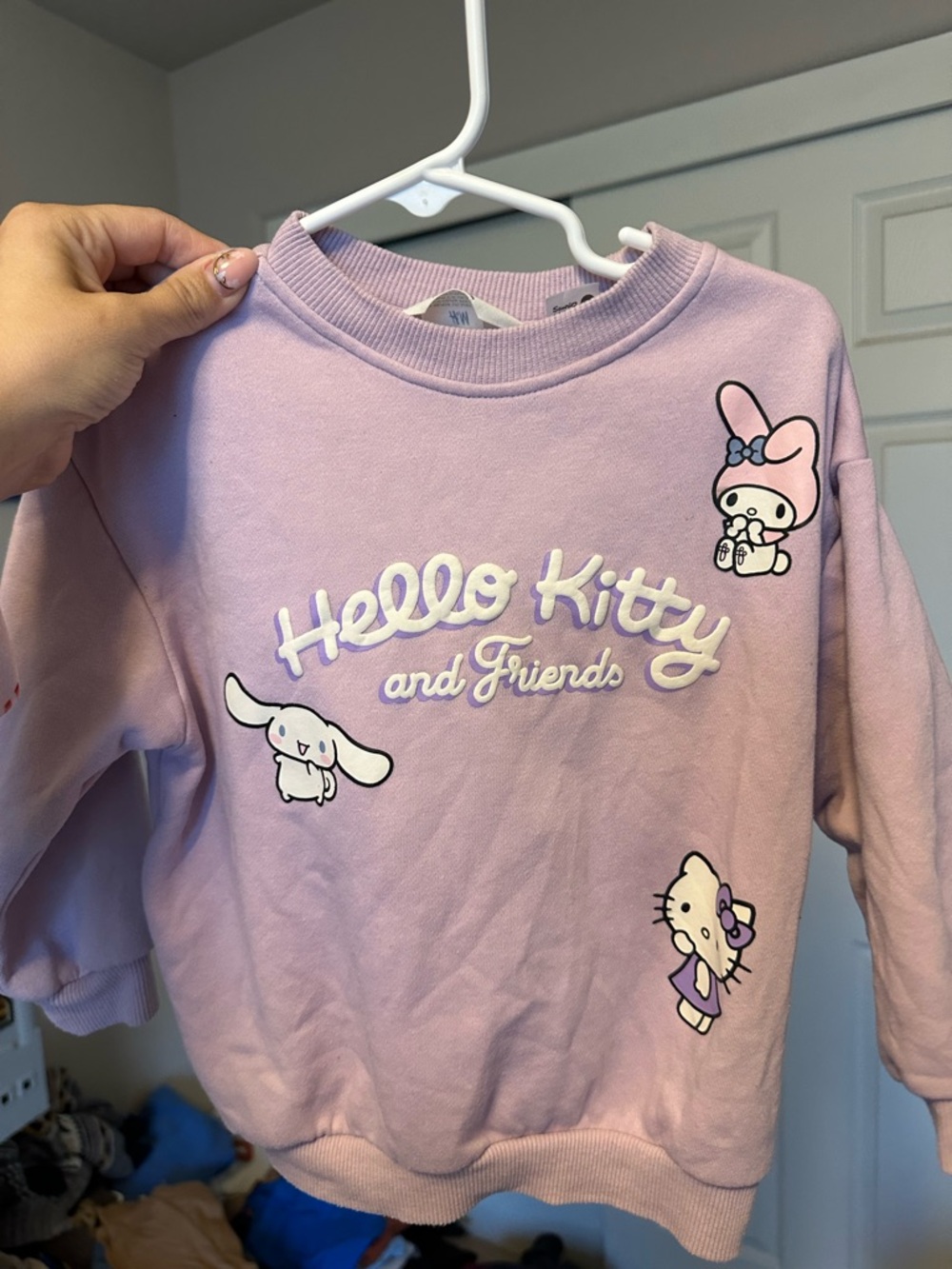 H&M Kids Lavender Hello Kitty & Friends Pullover Sweatshirt